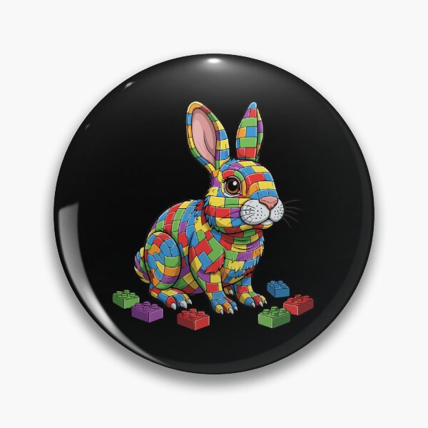 Item preview, Building Blocks Rabbit Pet Lover Toy designed and sold by PopStars1993.