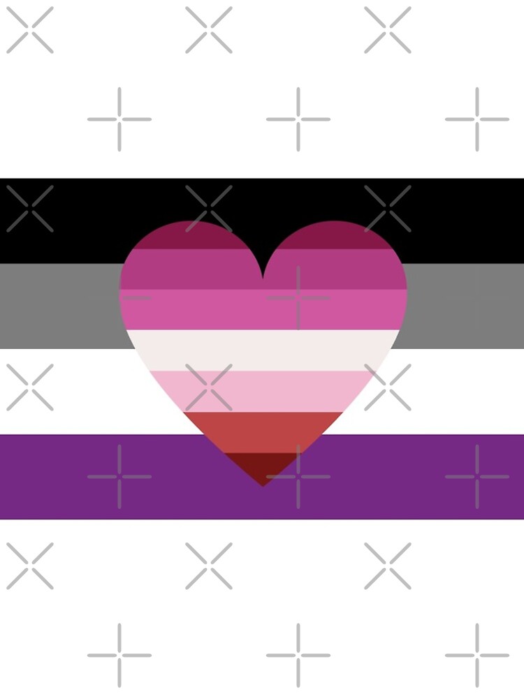 Asexual Lesbian Flag Iphone Case And Cover By Dlpalmer Redbubble