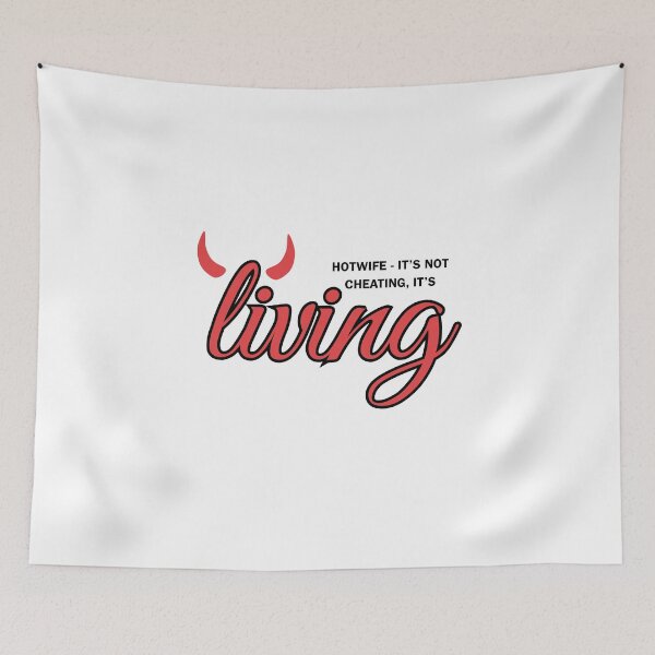 Item preview, Hotwife Living | Premium Typography Statement Design designed and sold by Between-Words.