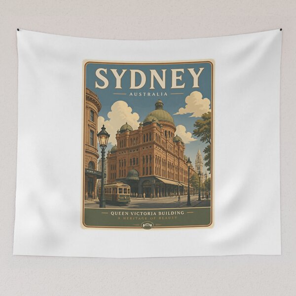 Item preview, Sydney Australia Queen Victoria Building A Heritage Of Beauty Travel Destination Landmark Tourism designed and sold by Simsimah26Parks.