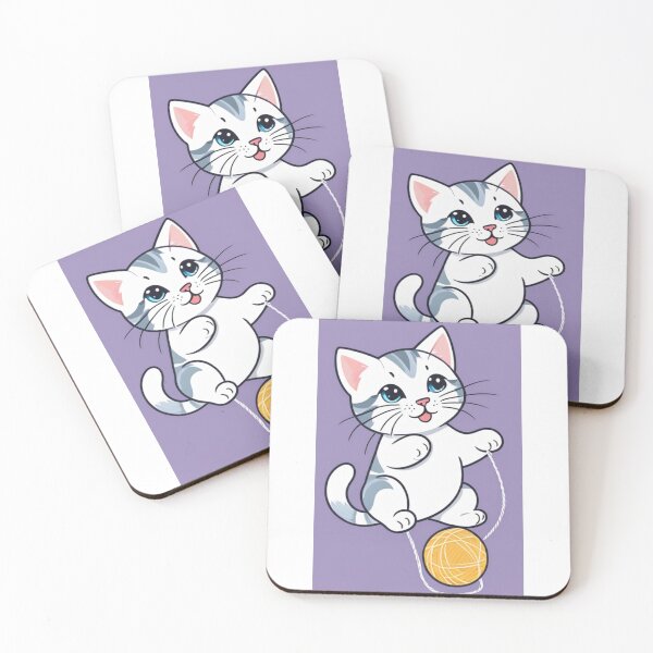 Item preview, Illustration - Adorable Kitten, Cartoon Style for Children designed and sold by DoodyPets.