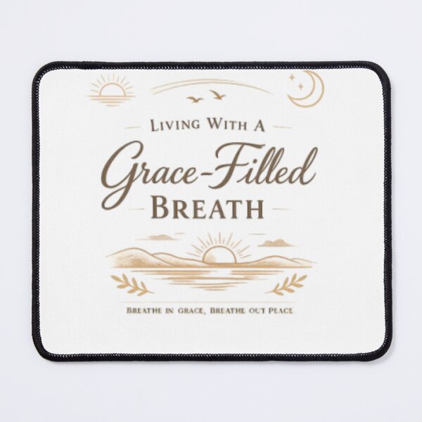 Item preview, Living With A Grace-Filled Breath – Celestial Sun & Moon Boho Vintage T-Shirt designed and sold by Obiechefu.