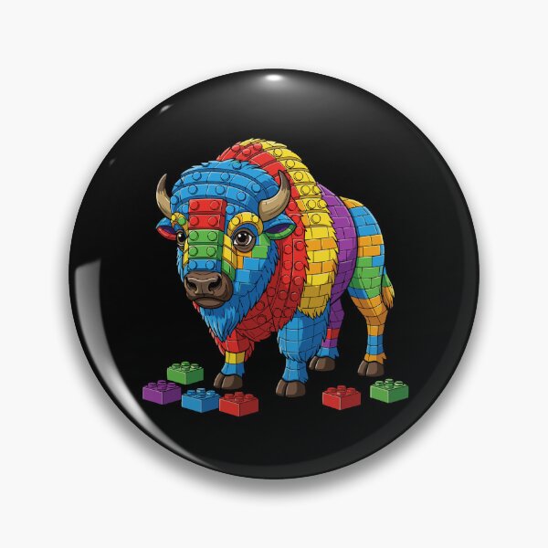Item preview, Bison Building Blocks Wildlife Animal Enthusiast designed and sold by PopStars1993.