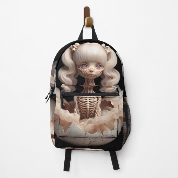 Item preview, Skeletal Prima Donna – Gothic Skull Bow Ballerina designed and sold by LujziWorld.