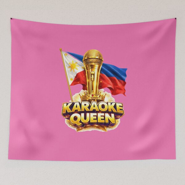Item preview, Filipino Karaoke Queen designed and sold by FlipFlopTeesCo.