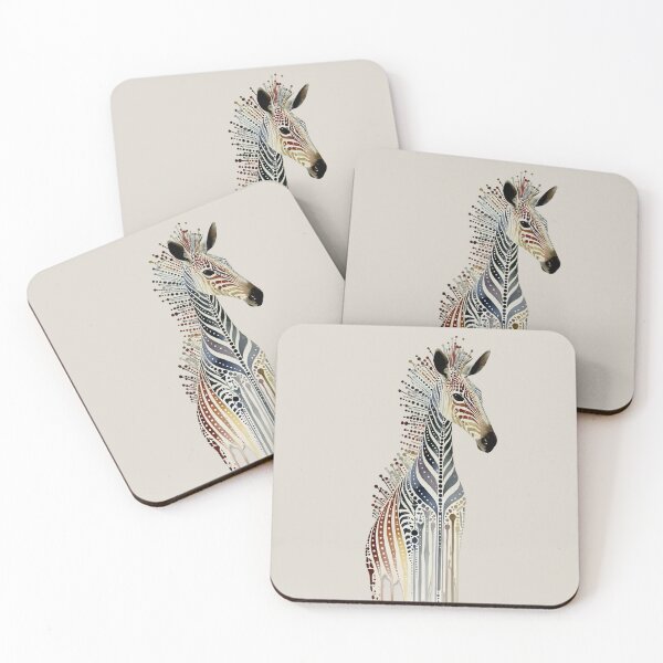 Item preview, Boho Watercolor Zebra | Modern Safari Animal Art | Abstract Wildlife Illustration designed and sold by toriodesigns.