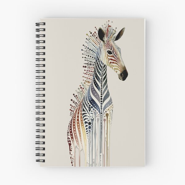 Item preview, Boho Watercolor Zebra | Modern Safari Animal Art | Abstract Wildlife Illustration designed and sold by toriodesigns.