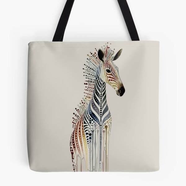 Item preview, Boho Watercolor Zebra | Modern Safari Animal Art | Abstract Wildlife Illustration designed and sold by toriodesigns.