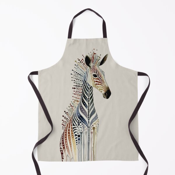 Item preview, Boho Watercolor Zebra | Modern Safari Animal Art | Abstract Wildlife Illustration designed and sold by toriodesigns.
