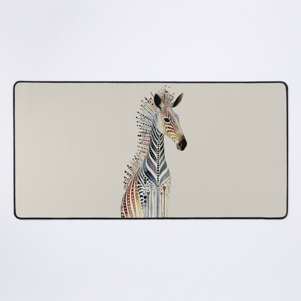 Item preview, Boho Watercolor Zebra | Modern Safari Animal Art | Abstract Wildlife Illustration designed and sold by toriodesigns.