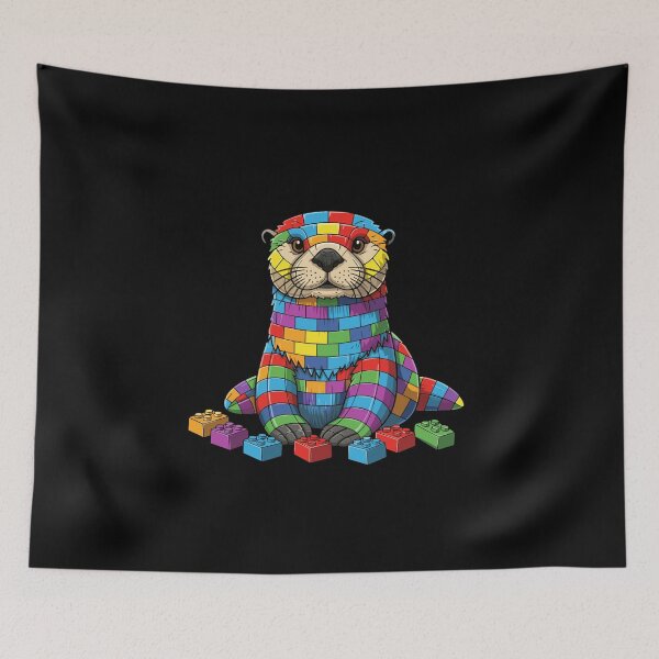 Item preview, Block Otter Creative Builder Animal Lover designed and sold by PopStars1993.