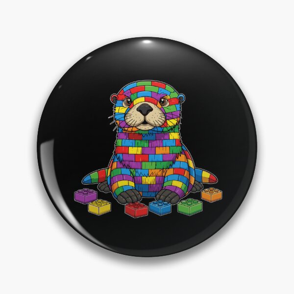 Item preview, Otter Building Blocks Enthusiast Animal Play designed and sold by PopStars1993.