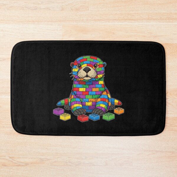 Item preview, Otter Building Blocks Enthusiast Animal Play designed and sold by PopStars1993.