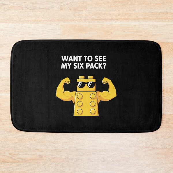 Item preview, Want To See My Six Pack Building Blocks Toy Brick Fitness Humor designed and sold by PopStars1993.