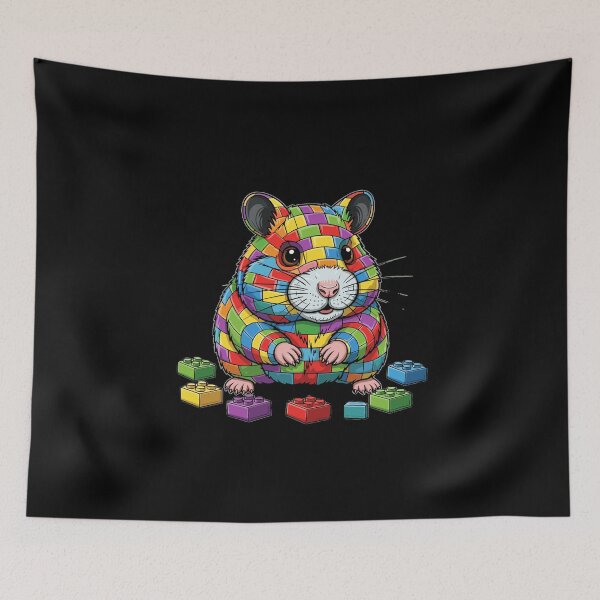 Item preview, Building Blocks Hamster Lover designed and sold by PopStars1993.