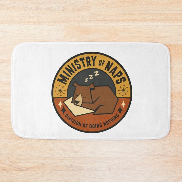 Item preview, Official Ministry of Naps Bear Badge | Funny Sleeping Bear Department Seal designed and sold by AbderraimArt.