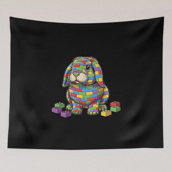 Item preview, Building Blocks Rabbit Toy Builder Creator designed and sold by PopStars1993.