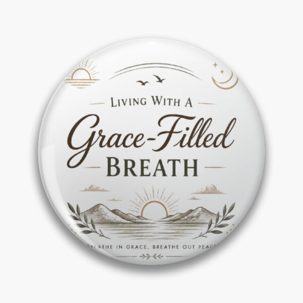 Item preview, Living With A Grace-Filled Breath – Celestial Sun & Moon Boho Vintage T-Shirt designed and sold by Obiechefu.