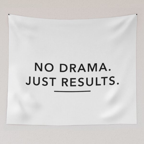 Item preview, No Drama. Just Results. T-Shirt | Independence Mindset Tee designed and sold by The imaginary unit..