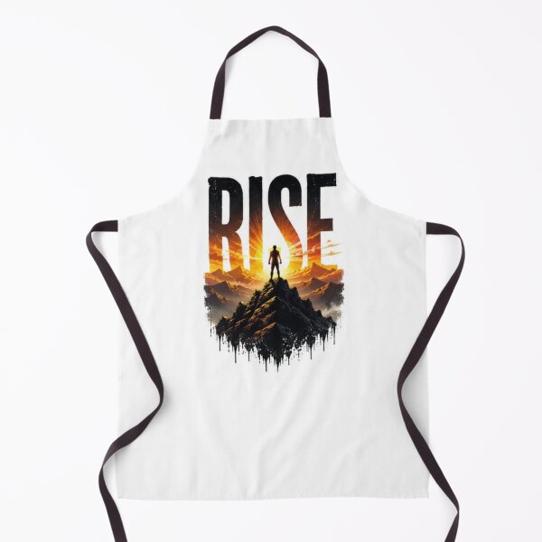 Item preview, Rise Above Every Challenge | Mountain Motivation Typography designed and sold by layalistoresa.