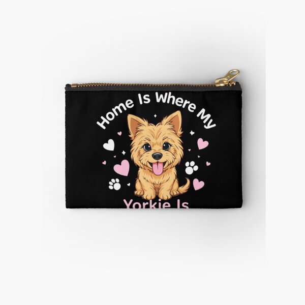 Item preview, Home Is Where My Yorkie Is Cute Yorkshire Terrier Dog Lover Design designed and sold by FurAndFlaireg.