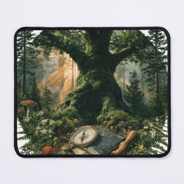 Item preview, T-Shirt - Sticker - Ancient Tree Discovery – Timeless Forest Letterboxing designed and sold by ForeverPrintsOK.