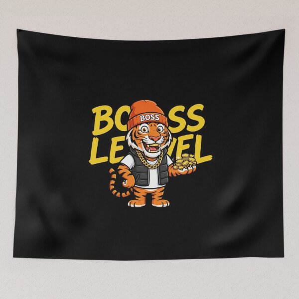 Item preview, Boss Level Tiger Gift designed and sold by AbanoubStore.