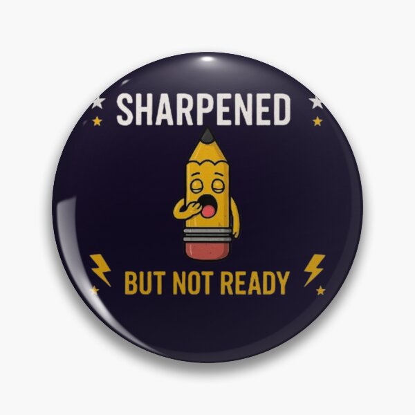 Item preview, Sharpened But Not Ready Funny Back To School Pencil Student T-Shirt designed and sold by HopeAndHustle.
