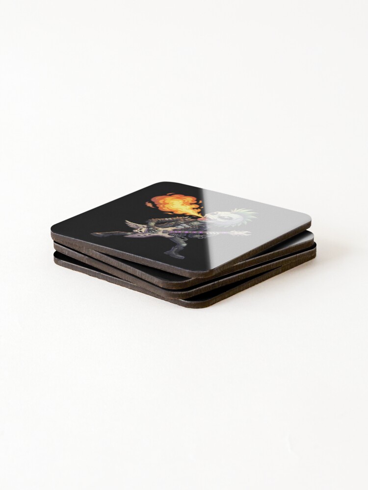 Thumbnail 4 of 5, Coasters (Set of 4), Alien Rocker designed and sold by Sunkung.