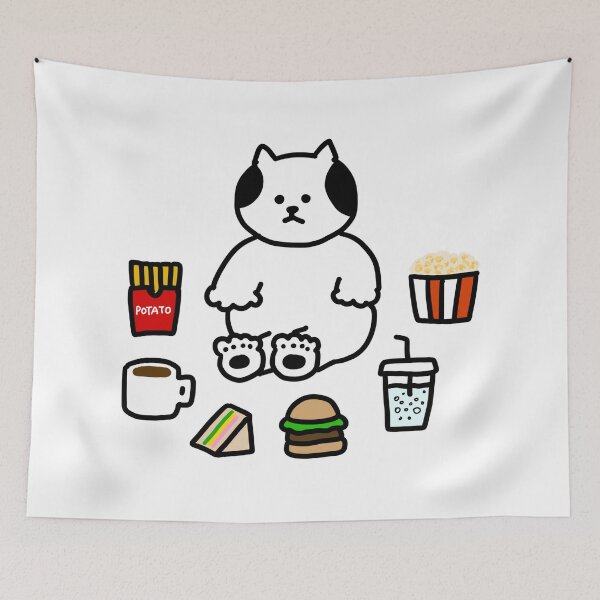 Item preview, a Cat around food designed and sold by superbaechoo.