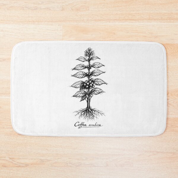 Item preview, Vintage Botanical Charcoal Sketch – Coffee Plant Illustration | Antique Monastic Herbarium Drawing | Nature Study Art designed and sold by Cavalier-org.