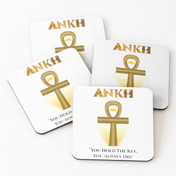 Item preview, Ankh · You Hold The Key · Egyptian Wisdom Art · Ancient Egypt · Inspirational Pharaoh Quote designed and sold by PharaohDArt.