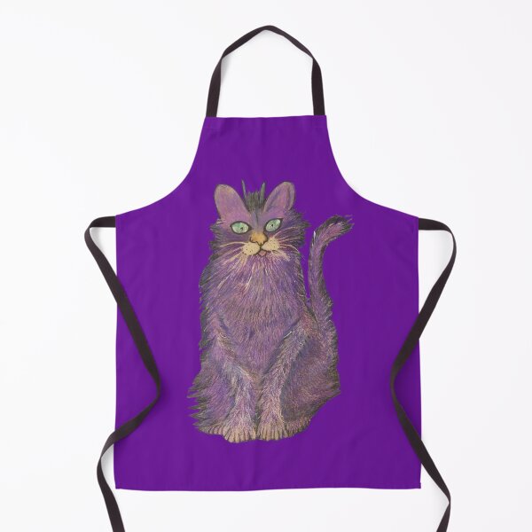 Item preview, The Jaunty Purple Puss Priscilla designed and sold by MariaJ-Bloej.