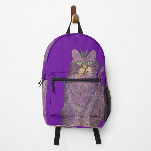Item preview, The Jaunty Purple Puss Priscilla designed and sold by MariaJ-Bloej.