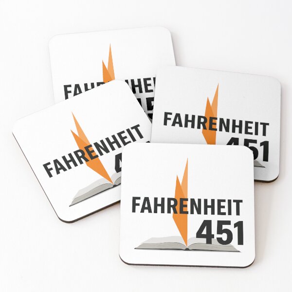 Item preview, Fahrenheit 451 Burning Book designed and sold by TheArtLabStudio.