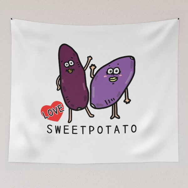 Item preview, Cute I LOVE SWEET POTATO designed and sold by kanaehonkawa.