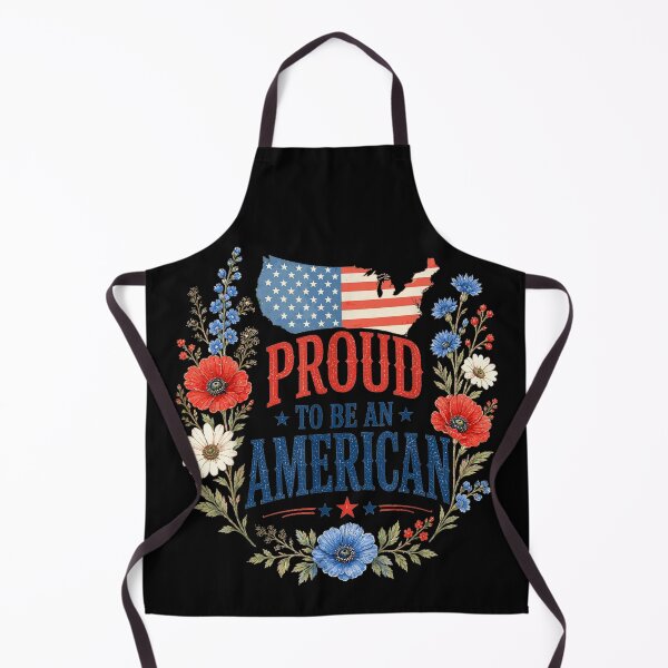 Item preview, Floral Proud To Be An American Patriotic Cottagecore Flower USA Map designed and sold by Chaya Reid.
