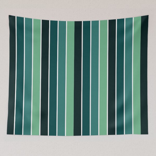 Item preview, Teal Stripe Pattern | Emerald Green Vertical Stripes Seamless Minimalist Modern designed and sold by Dino-Lune.