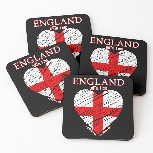 Item preview, England Until I Die Heart Flag designed and sold by Snedsdigital.