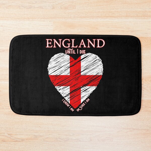 Item preview, England Until I Die Heart Flag designed and sold by Snedsdigital.