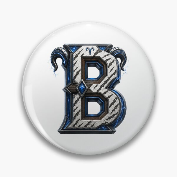 Item preview, Ramstrike Earthforge Letter B designed and sold by BlissBlvdShop.