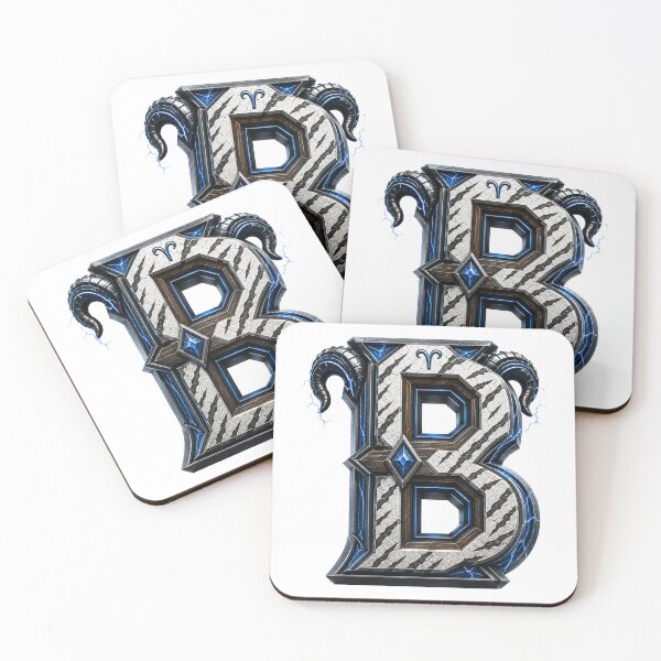 Item preview, Ramstrike Earthforge Letter B designed and sold by BlissBlvdShop.