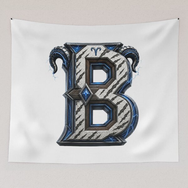 Item preview, Ramstrike Earthforge Letter B designed and sold by BlissBlvdShop.