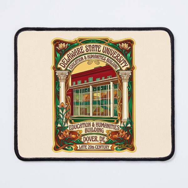 Item preview, Art Nouveau Education and Humanities Building Delaware Graphic designed and sold by EvergreenPark - Tee Studio.