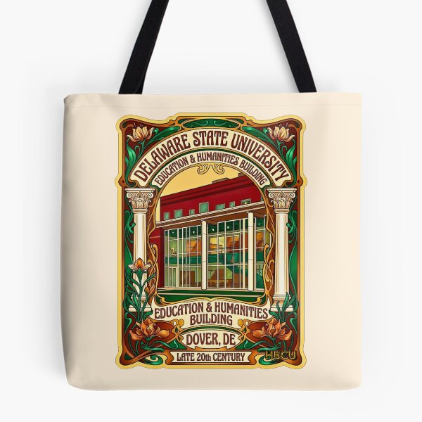 Item preview, Art Nouveau Education and Humanities Building Delaware Graphic designed and sold by EvergreenPark - Tee Studio.
