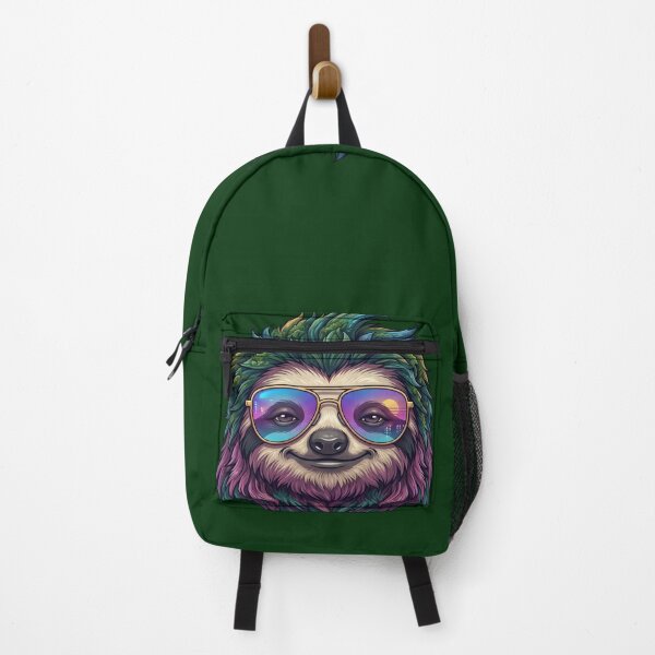 Item preview, Cool Sloth Wearing Retro Sunset Sunglasses Pop Art Portrait designed and sold by artscripts.
