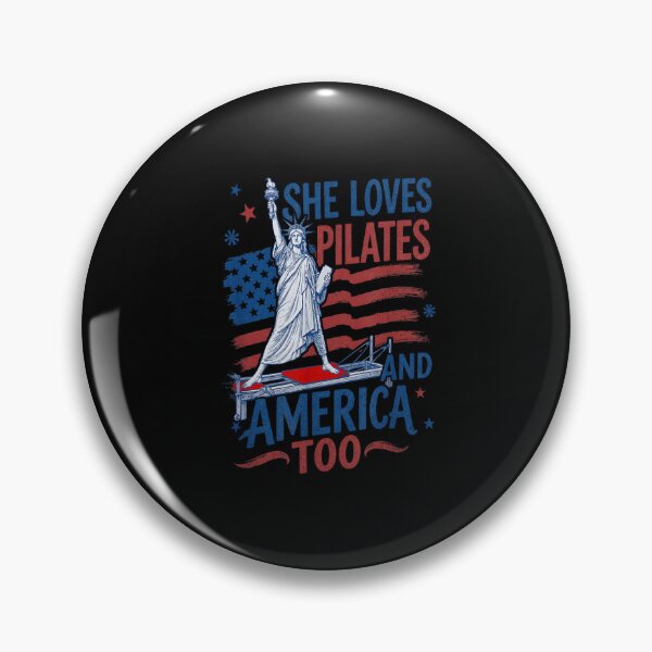 Item preview, Statue Of Liberty Pilates Reformer Exercise Funny Patriotic Fitness Gym Gift designed and sold by Chaya Reid.
