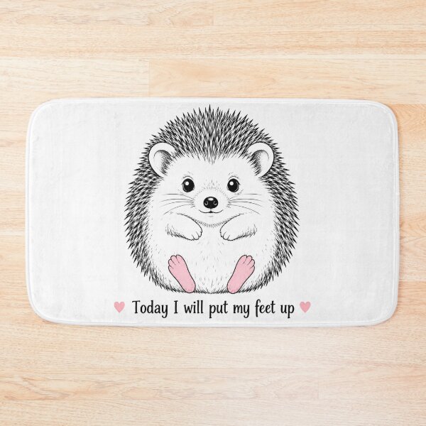 Item preview, Feet up hedgehog designed and sold by MariaLouise-Art.