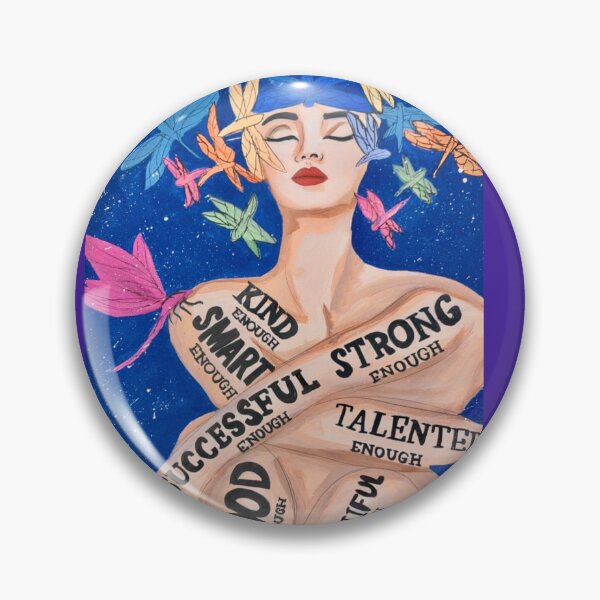 Item preview, Strong Enough Inspirational Art designed and sold by Portrait Haven.