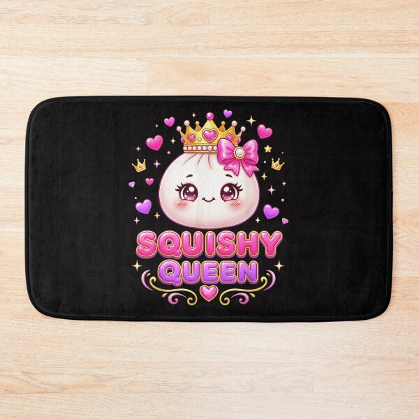 Item preview, Cute Kawaii Dumpling Squishy Queen Crown Bow Pastel Aesthetic Design designed and sold by Phil Ben.